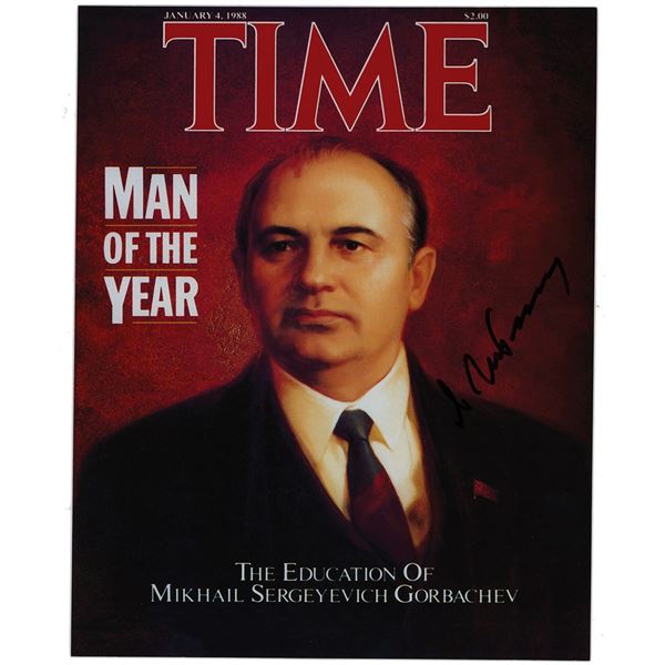 Mikhail Gorbachev Signed Photograph