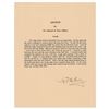 Image 1 : Edmund Hillary Signed Souvenir Typescript