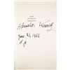 Image 2 : Alexander Kerensky Signed Book