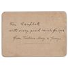 Image 1 : King George V Signed New Year's Card