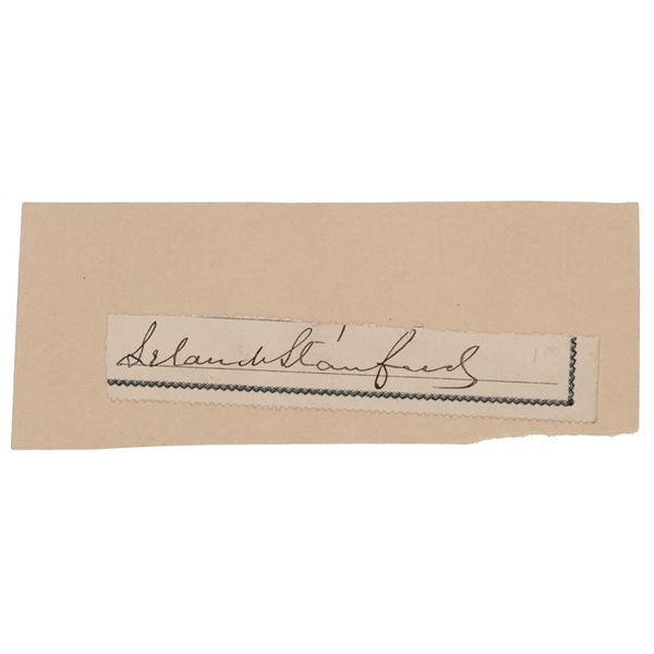 Leland Stanford Signature