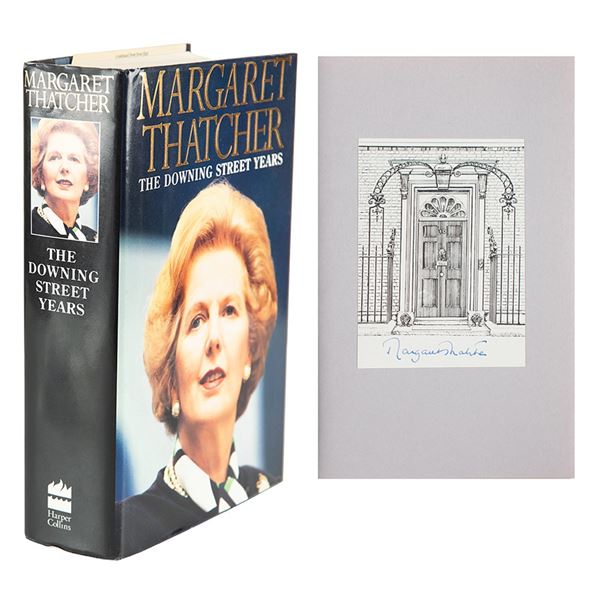 Margaret Thatcher Signed Book