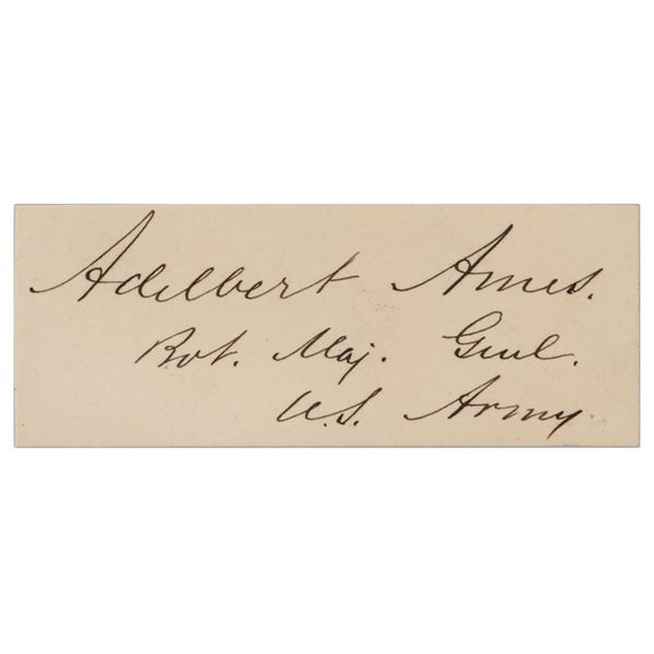 Adelbert Ames Signature