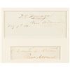 Image 2 : David G. Farragut and David Dixon Porter Signatures