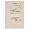 Image 1 : John J. Pershing Typed Letter Signed