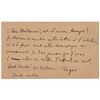 Image 1 : Edgar Degas Autograph Letter Signed