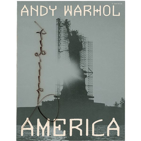 Andy Warhol Signed Book