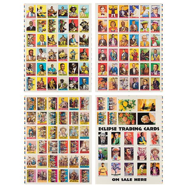 Robert Crumb Trading Card Proof Sheets