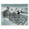 Image 1 : Myron Waldman Signed Limited Edition Cel: 'The Great Train Stoppery'