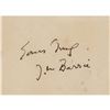 Image 1 : James M. Barrie Signature