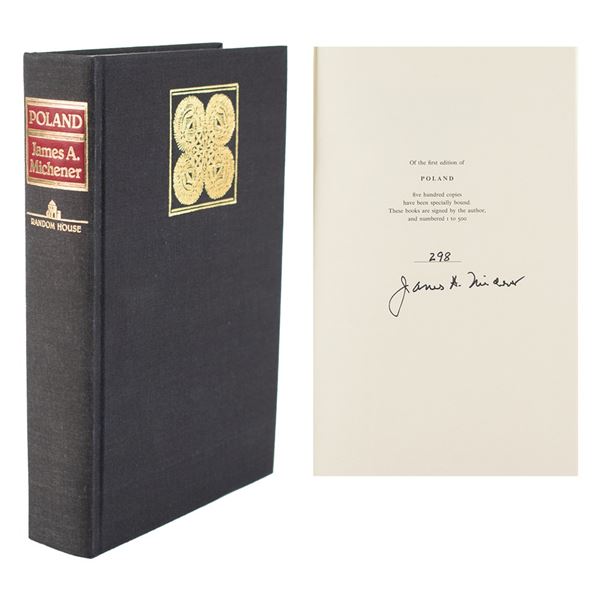 James A. Michener Signed Book