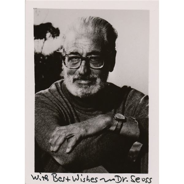 Dr. Seuss Signed Photograph