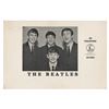 Image 2 : Beatles Signed 1963 Oversized Parlophone Records Promotional Card