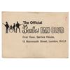 Image 2 : Beatles: Paul McCartney Signed Fan Club Card