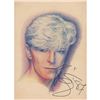 Image 1 : David Bowie Signed Promo Card