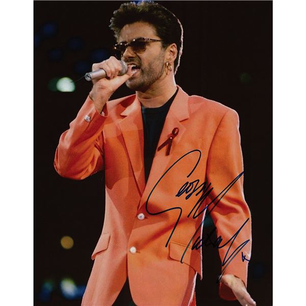 George Michael Signed A4 Photo Print – Limited Edition Memorabilia (Wham! / Solo Artist)