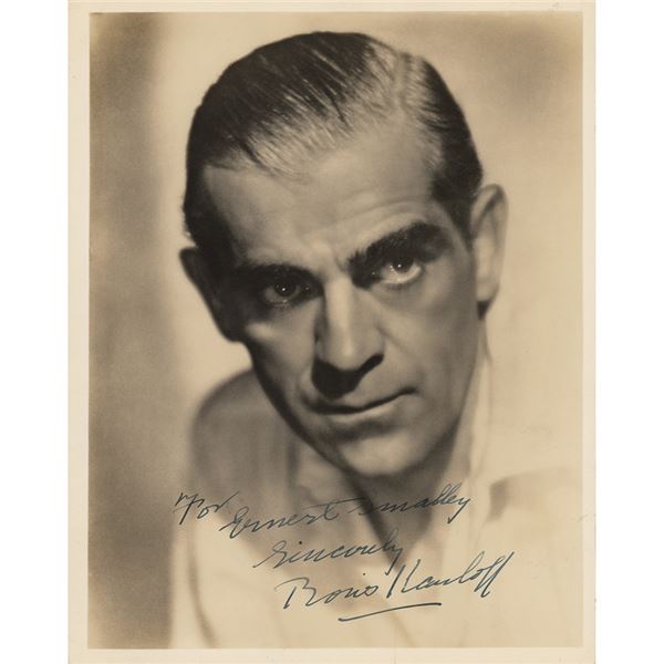 Boris Karloff Signed Photograph