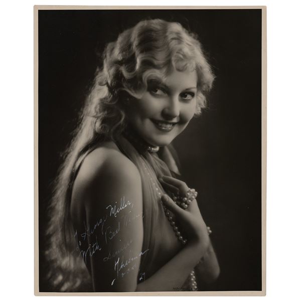 Thelma Todd Signed Photograph