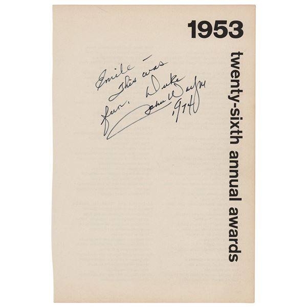 John Wayne Signature