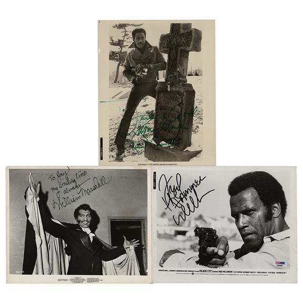 Blaxploitation Actors (3) Signed Photographs