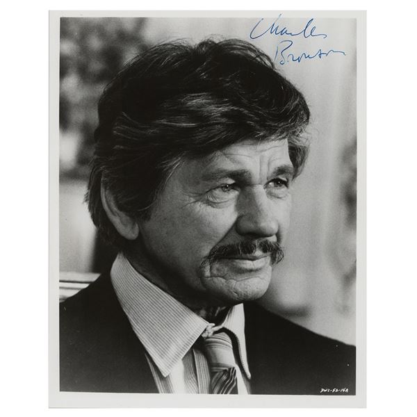 Charles Bronson Signed Photograph