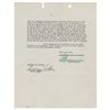 Image 1 : George Cukor and Eddie Mannix Document Signed