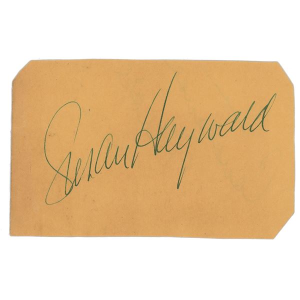 Susan Hayward Signature
