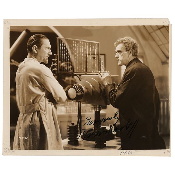 Boris Karloff Signed Photograph