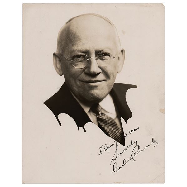 Carl Laemmle Signed Photograph
