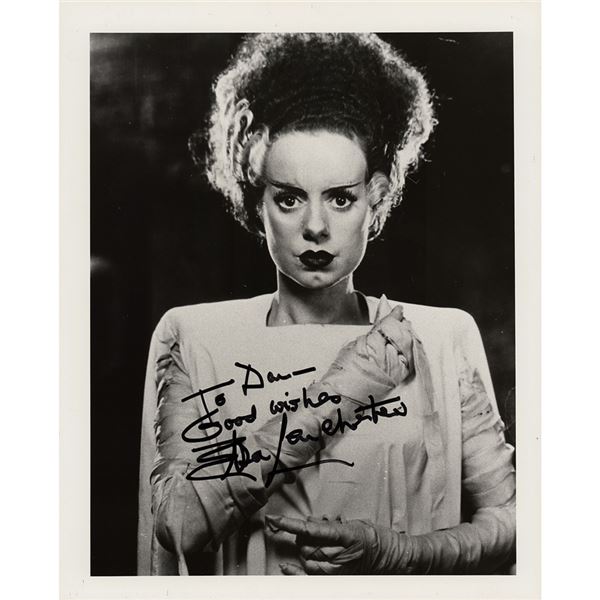 Elsa Lanchester Signed Photograph