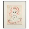 Image 2 : Elsa Lanchester Original Self-Portrait Artwork