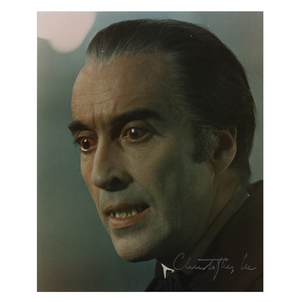 Christopher Lee Signed Photograph