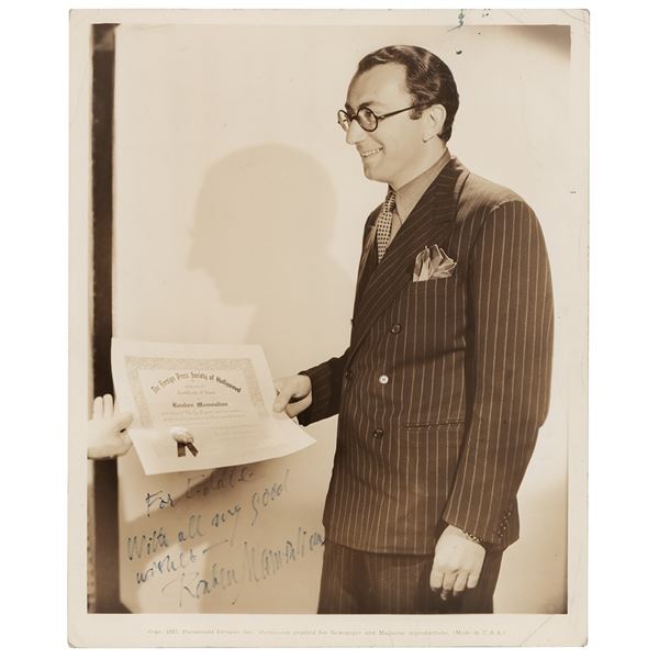 Rouben Mamoulian Signed Photograph