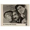 Image 1 : Groucho Marx Signed Photograph