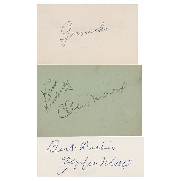 Marx Brothers (3) Signatures