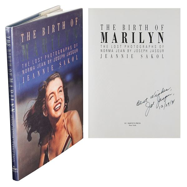 Marilyn Monroe: Joseph Jasgur Signed Book