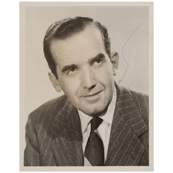 Edward R. Murrow Signed Photograph