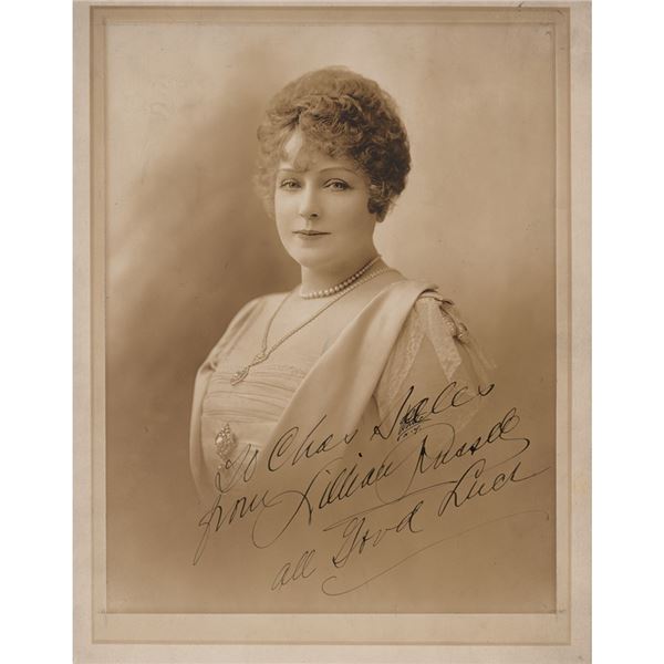 Lillian Russell Signed Photograph