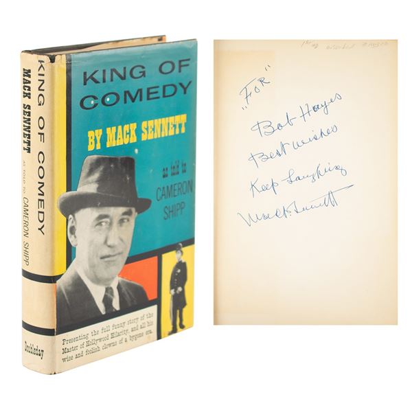 Mack Sennett Signed Book