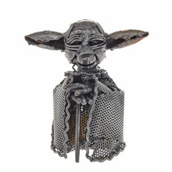 Hand Made Metal Welded Yoda Statue (CLB-332)