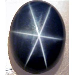 1.29ct 6 Ray Blue Natural Star Sapphire Oval  (GEM-4760)