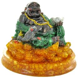 2,000ct Buddha Figure Statue Fancy Sapphire & Topaz (GEM-4896)