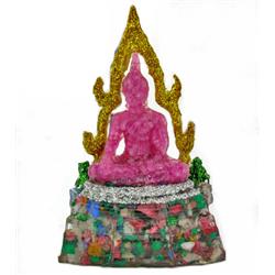 400ct. Buddha Statue Fancy Sapphire~Topaz RETAIL $950 (GEM-4913)