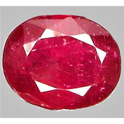 3.53ct RARE Top AAA Mozambique Rich Red Ruby VS Oval Cut  RETAIL $2950 (GEM-7394)