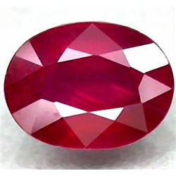 2.52ct RARE Super Red Natural Ruby Madagascar Oval TOP Quality CLEAN CLEAR RETAIL $1300 (GEM-7817)