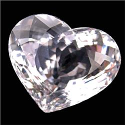 18.58ct RARE Fantastic Light Pink Morganite Unheated AAA FLAWLESS RARE $5750 (GEM-8046A)