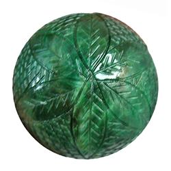 620ct RARE Huge Natural S. American Emerald Gemstone Carved Sphere (GEM-8920)