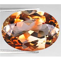 31.85ct RARE  Impressive  Oval Imperial Topaz FLAWLESS (GEM-8969)