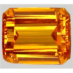 21.15ct RARE  Exquisite Emerald Madeira Citrine FLAWLESS (GEM-9003)