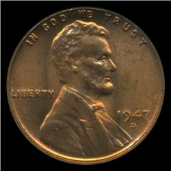 1946 Lincoln Cent GEM Graded MS67 RED (COI-4216)